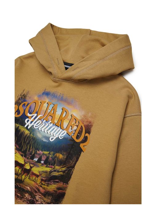 Felpa, unisex, logata. DSQUARED2 | DQ3420 D0AISDQ776